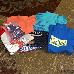 Bundle of play shirts size 4T